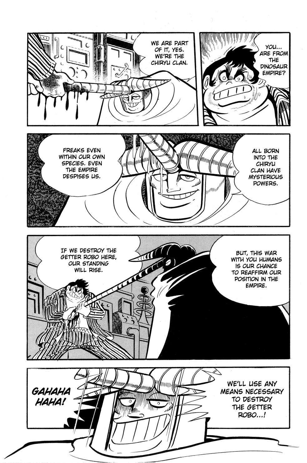 Getter Robo Chapter 8 page 18 - Chapter 8: Chiryu Clan