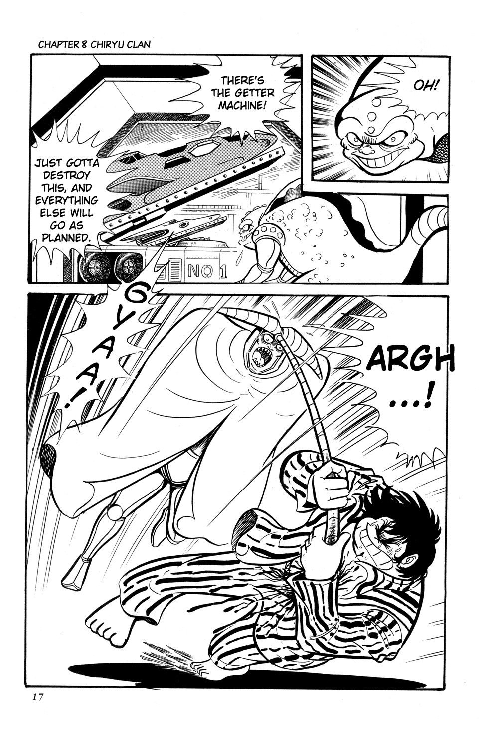 Getter Robo Chapter 8 page 21 - Chapter 8: Chiryu Clan
