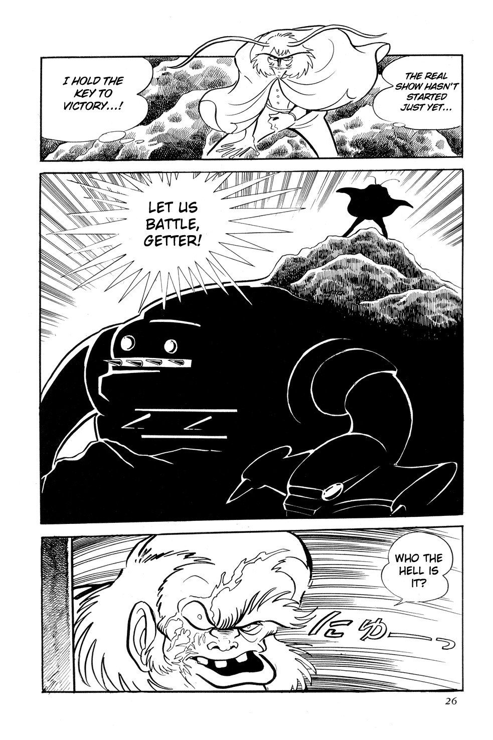 Getter Robo Chapter 8 page 30 - Chapter 8: Chiryu Clan
