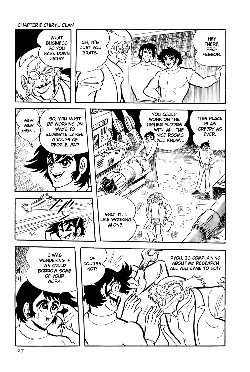 Getter Robo Chapter 8 page 31 - Chapter 8: Chiryu Clan