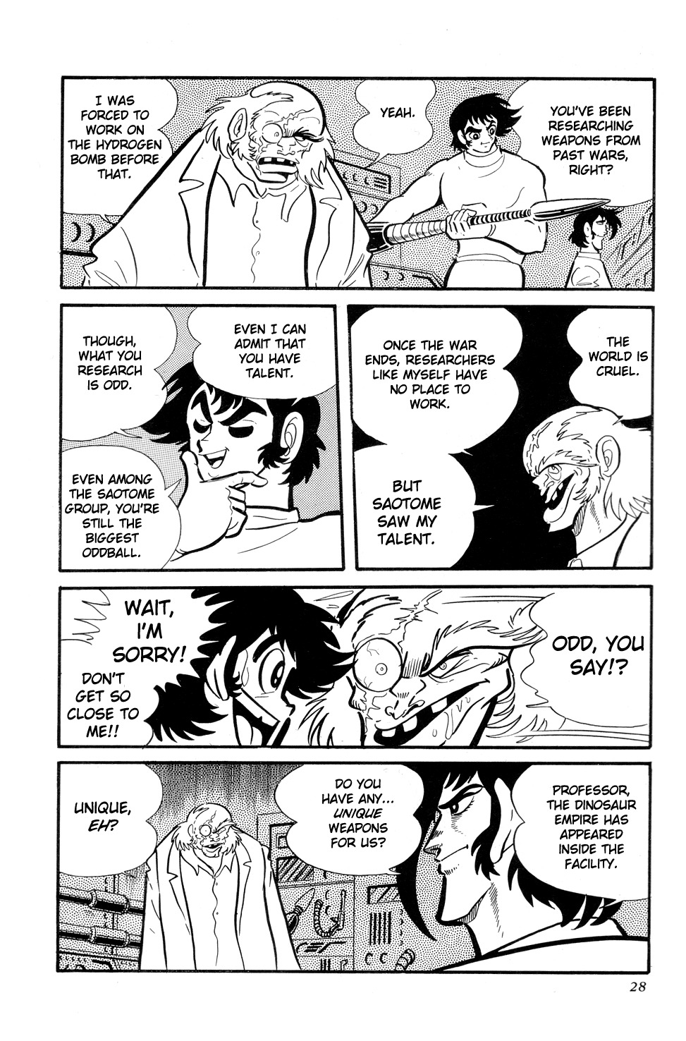 Getter Robo Chapter 8 page 32 - Chapter 8: Chiryu Clan