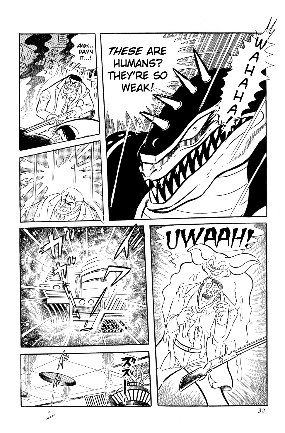 Getter Robo Chapter 8 page 36 - Chapter 8: Chiryu Clan