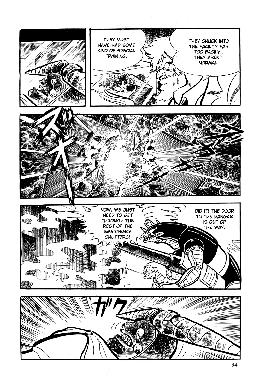 Getter Robo Chapter 8 page 38 - Chapter 8: Chiryu Clan