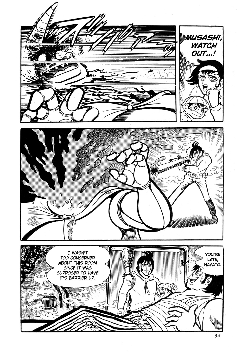 Getter Robo Chapter 8 page 58 - Chapter 8: Chiryu Clan