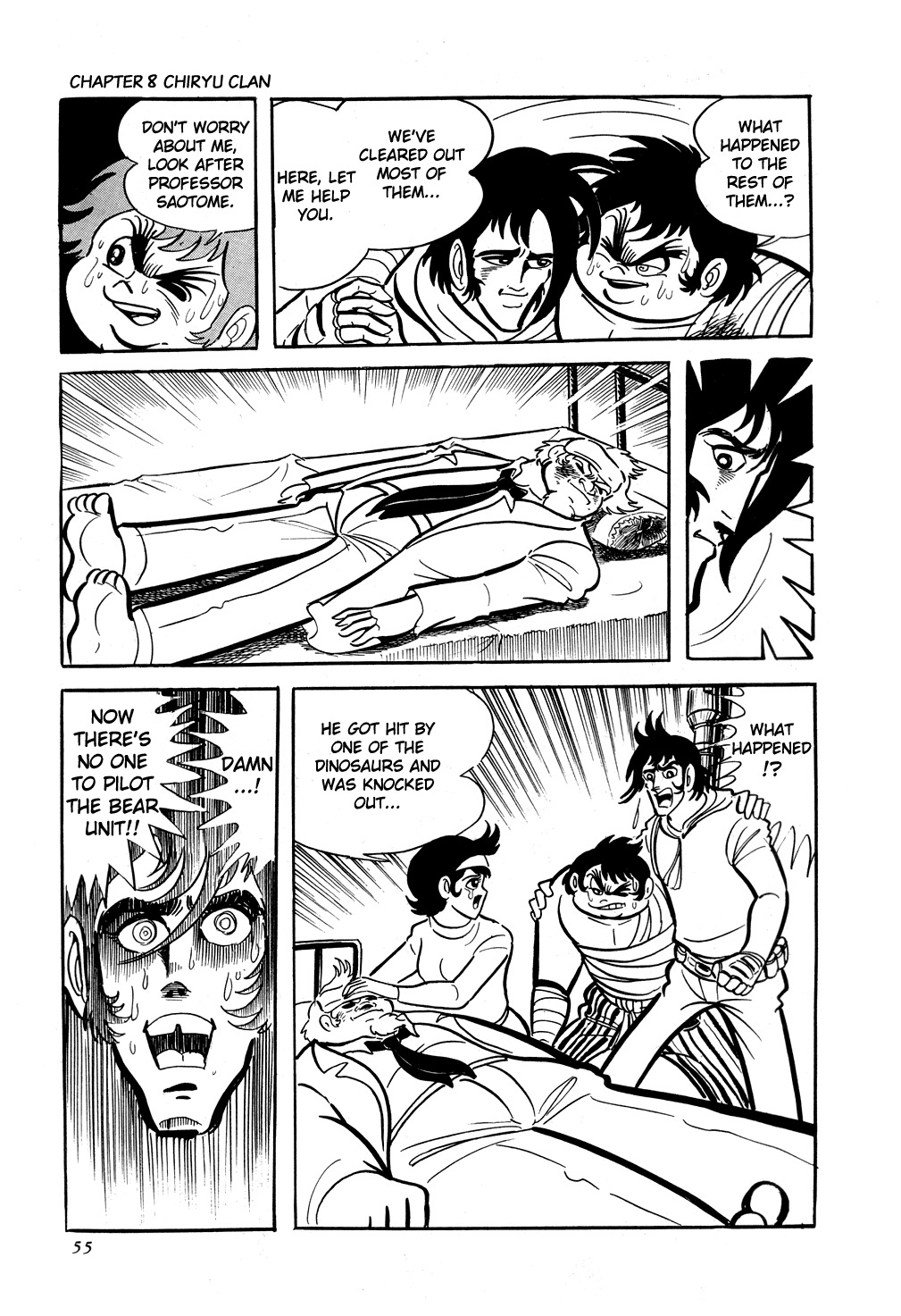 Getter Robo Chapter 8 page 59 - Chapter 8: Chiryu Clan
