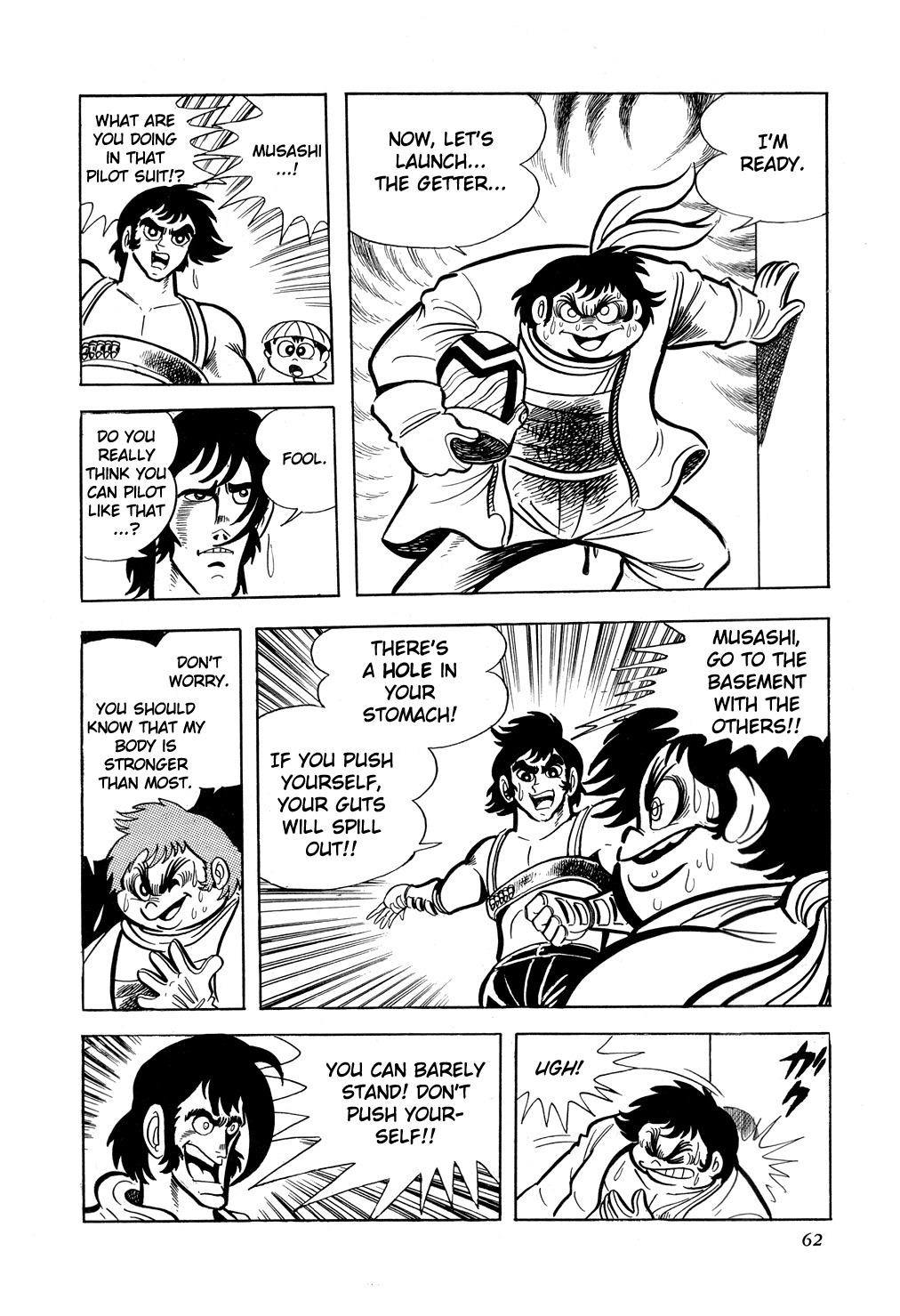 Getter Robo Chapter 8 page 65 - Chapter 8: Chiryu Clan