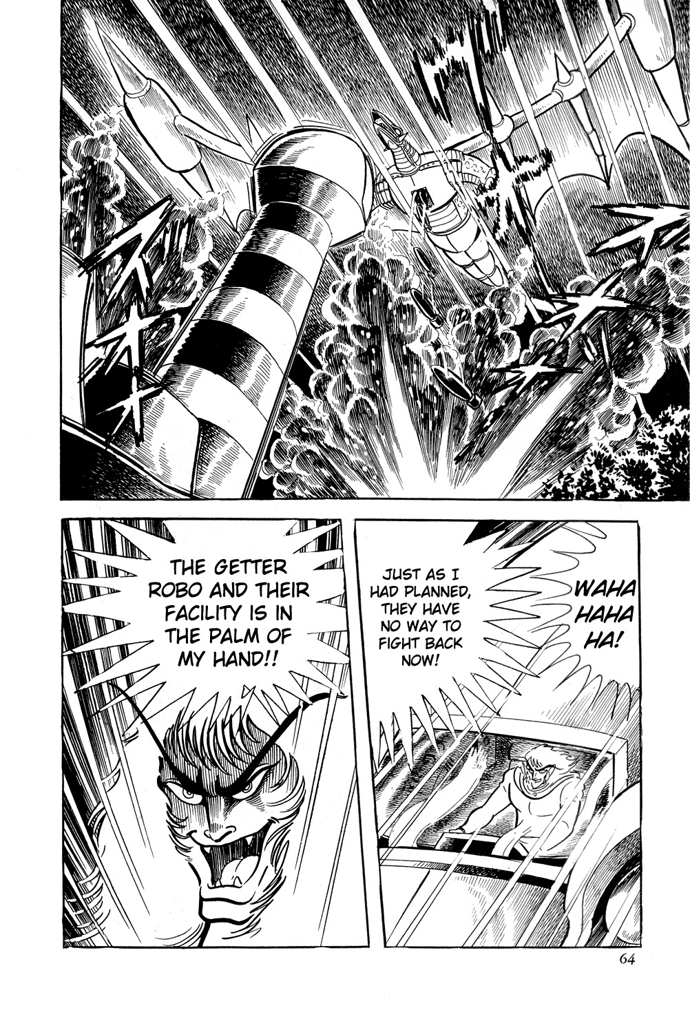 Getter Robo Chapter 8 page 67 - Chapter 8: Chiryu Clan