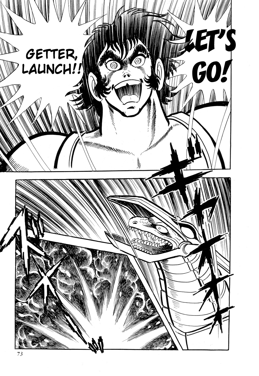 Getter Robo Chapter 8 page 76 - Chapter 8: Chiryu Clan