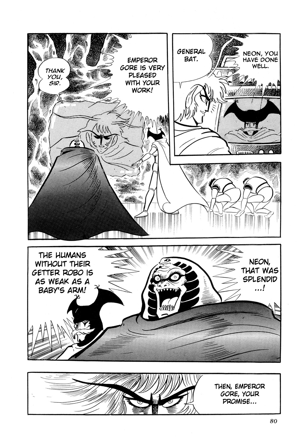 Getter Robo Chapter 8 page 83 - Chapter 8: Chiryu Clan