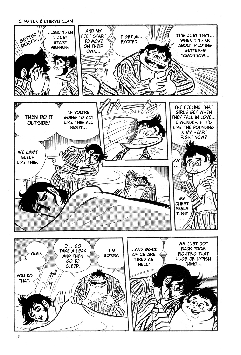 Getter Robo Chapter 8 page 9 - Chapter 8: Chiryu Clan