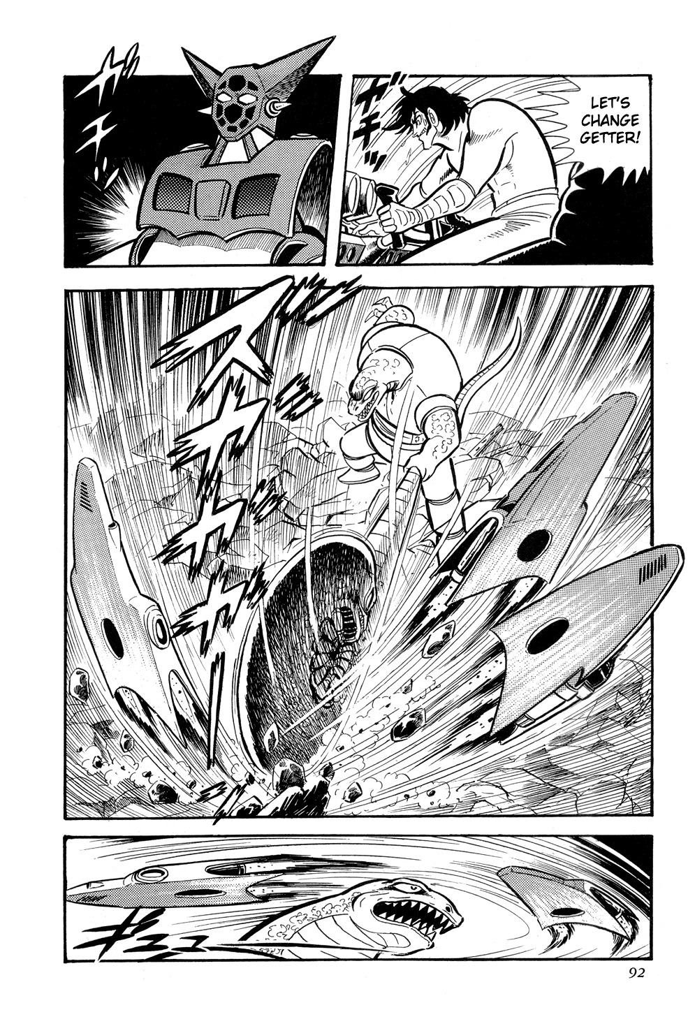 Getter Robo Chapter 8 page 95 - Chapter 8: Chiryu Clan