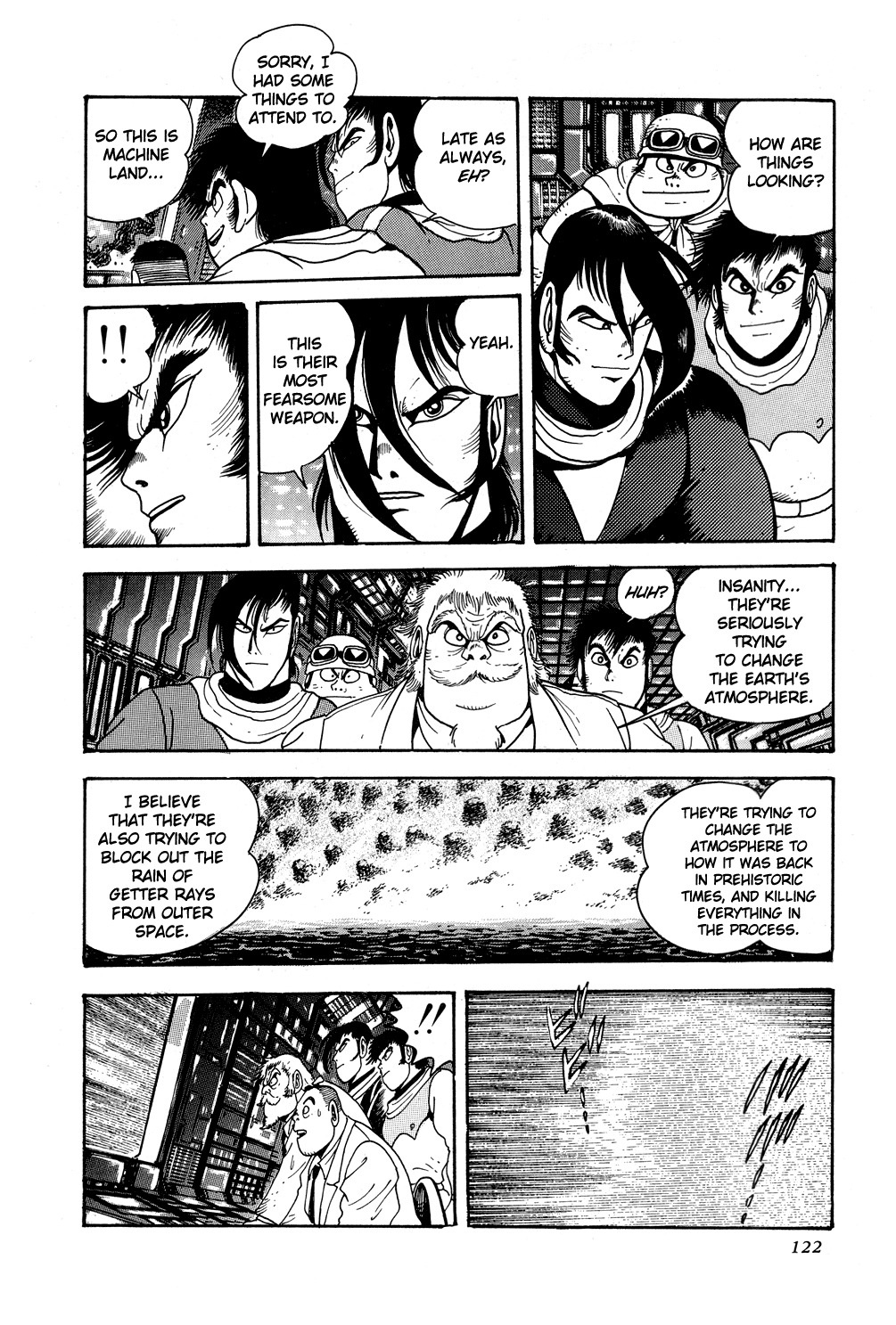 Getter Robo Chapter 9 page 12 - Chapter 9: Operation: Infiltrate the Dinosaur Empire