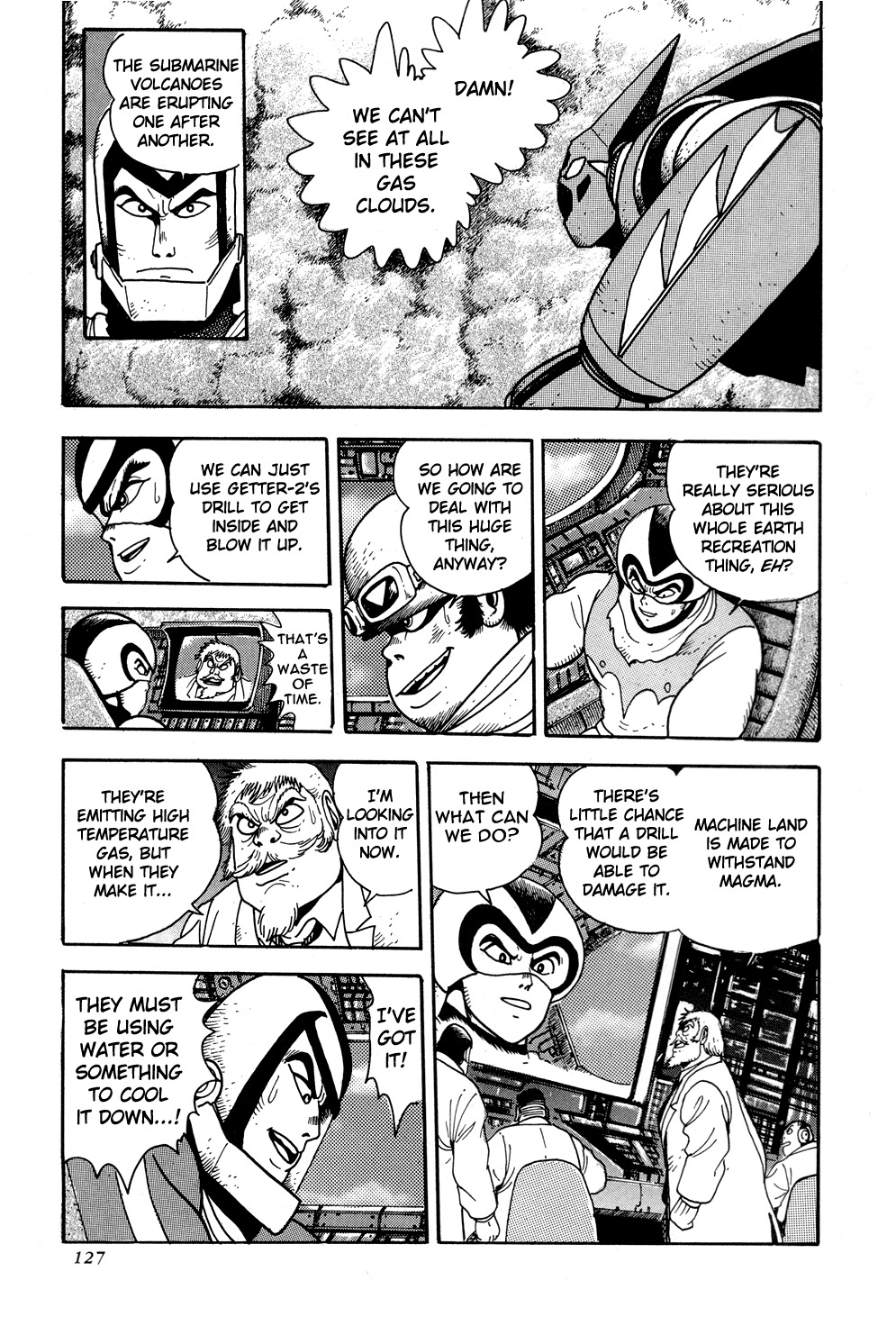 Getter Robo Chapter 9 page 17 - Chapter 9: Operation: Infiltrate the Dinosaur Empire