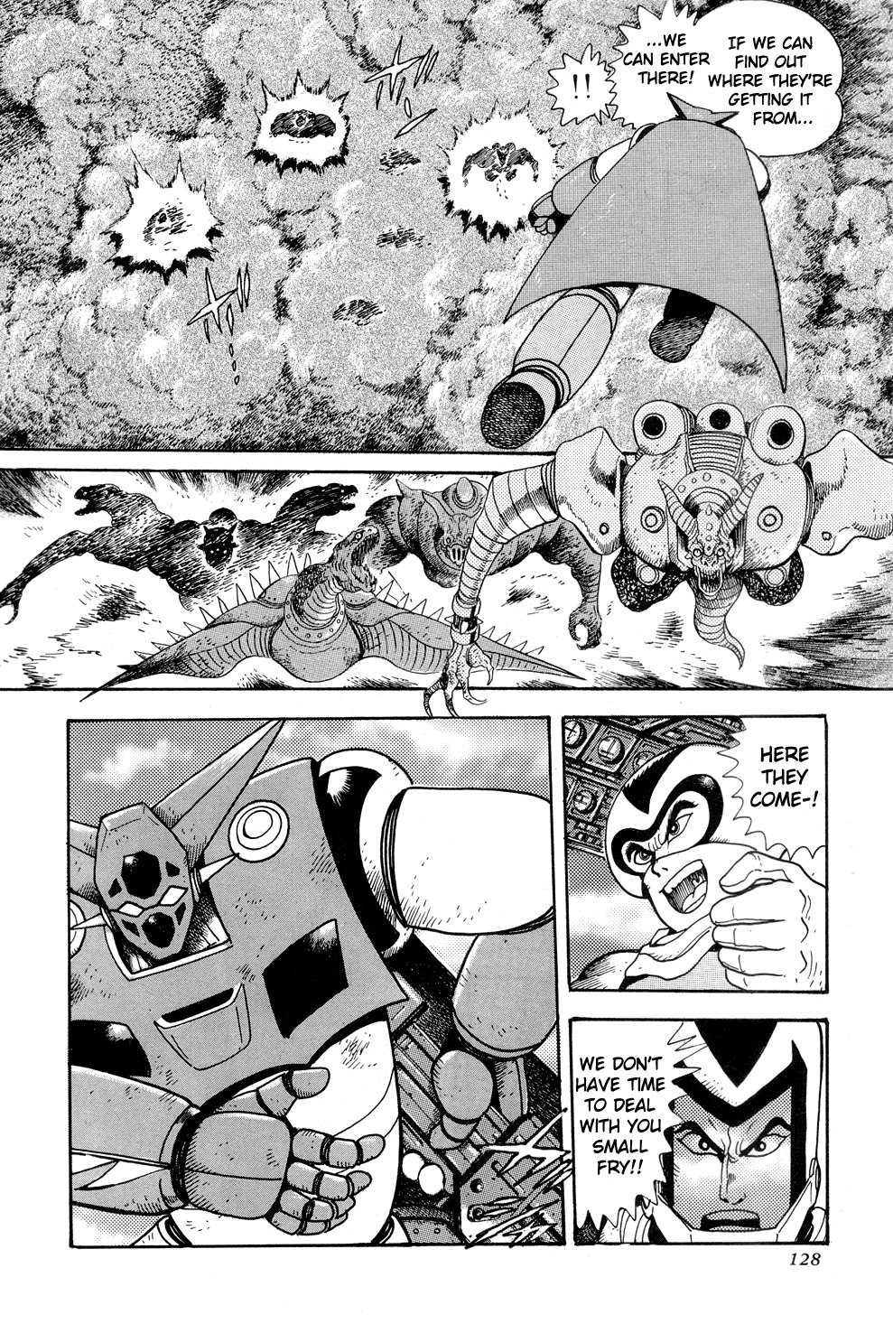Getter Robo Chapter 9 page 18 - Chapter 9: Operation: Infiltrate the Dinosaur Empire