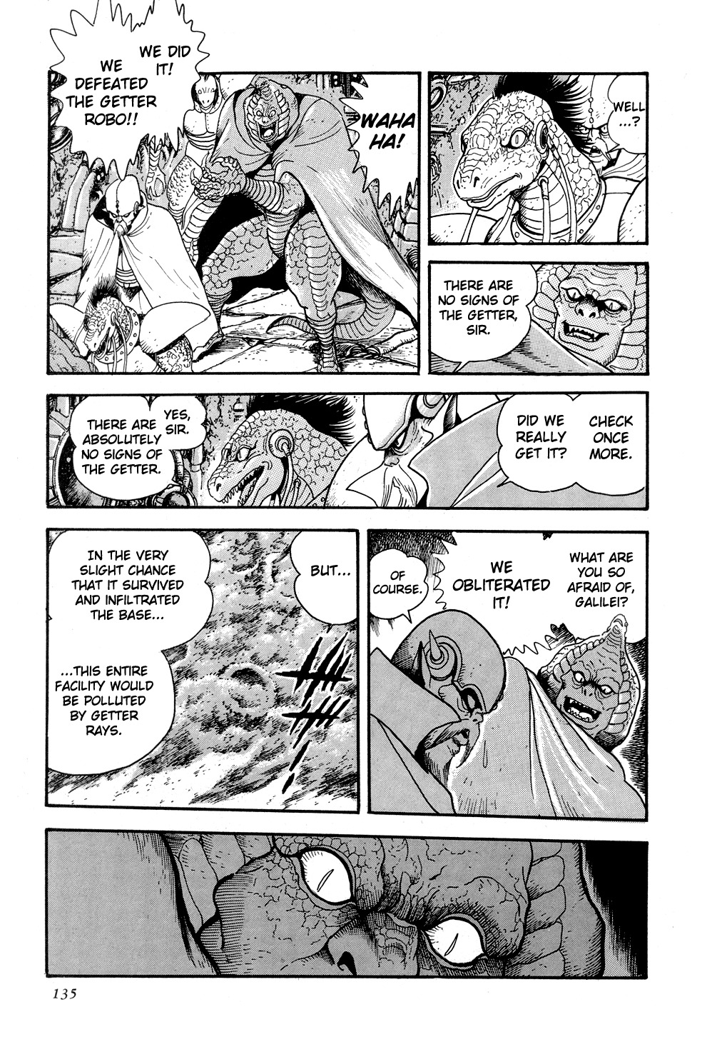 Getter Robo Chapter 9 page 25 - Chapter 9: Operation: Infiltrate the Dinosaur Empire