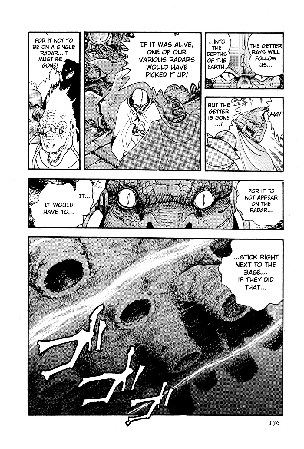 Getter Robo Chapter 9 page 26 - Chapter 9: Operation: Infiltrate the Dinosaur Empire