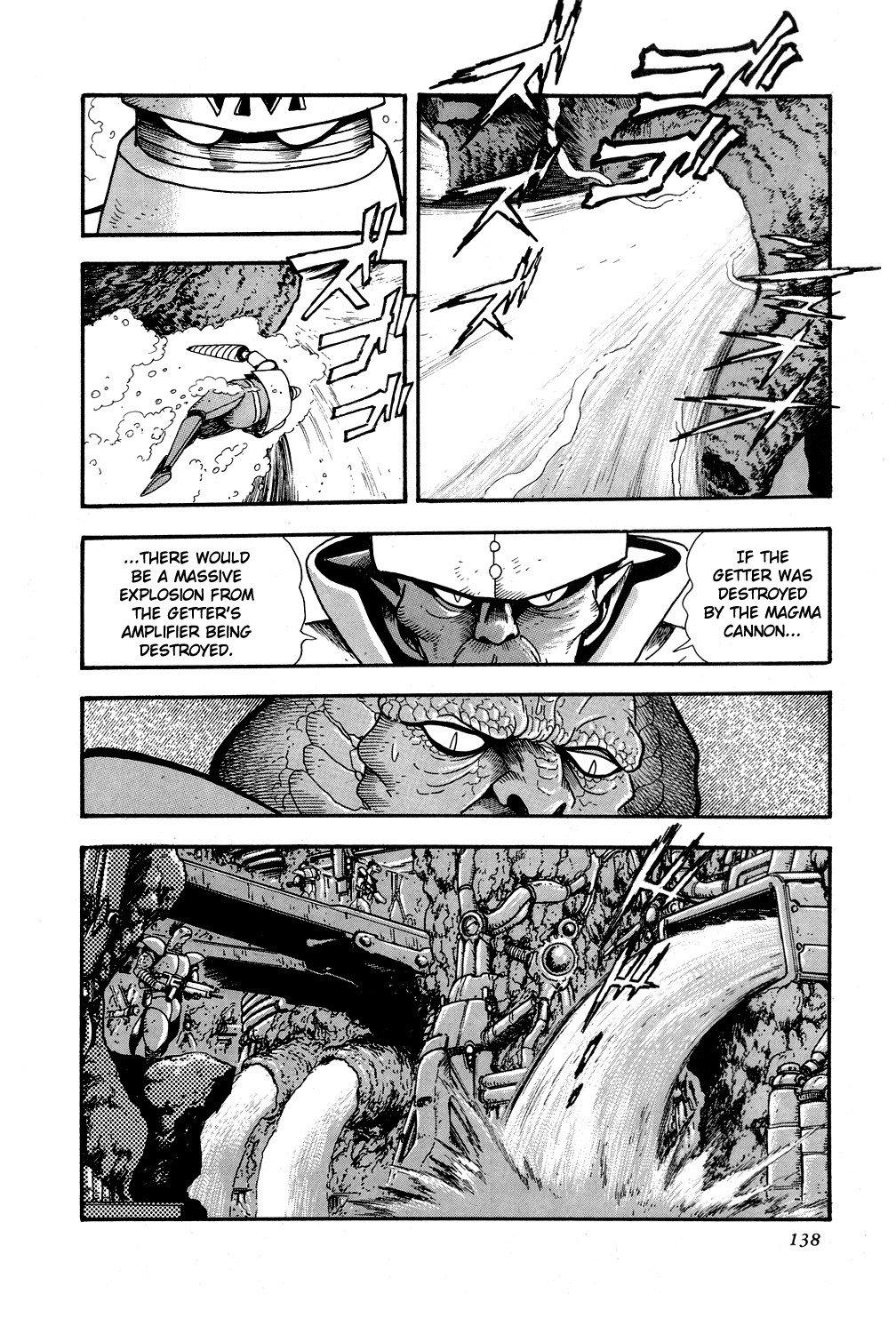 Getter Robo Chapter 9 page 28 - Chapter 9: Operation: Infiltrate the Dinosaur Empire