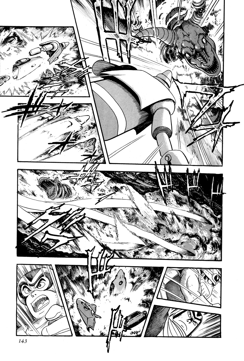 Getter Robo Chapter 9 page 33 - Chapter 9: Operation: Infiltrate the Dinosaur Empire