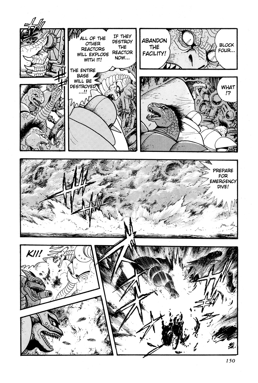 Getter Robo Chapter 9 page 39 - Chapter 9: Operation: Infiltrate the Dinosaur Empire