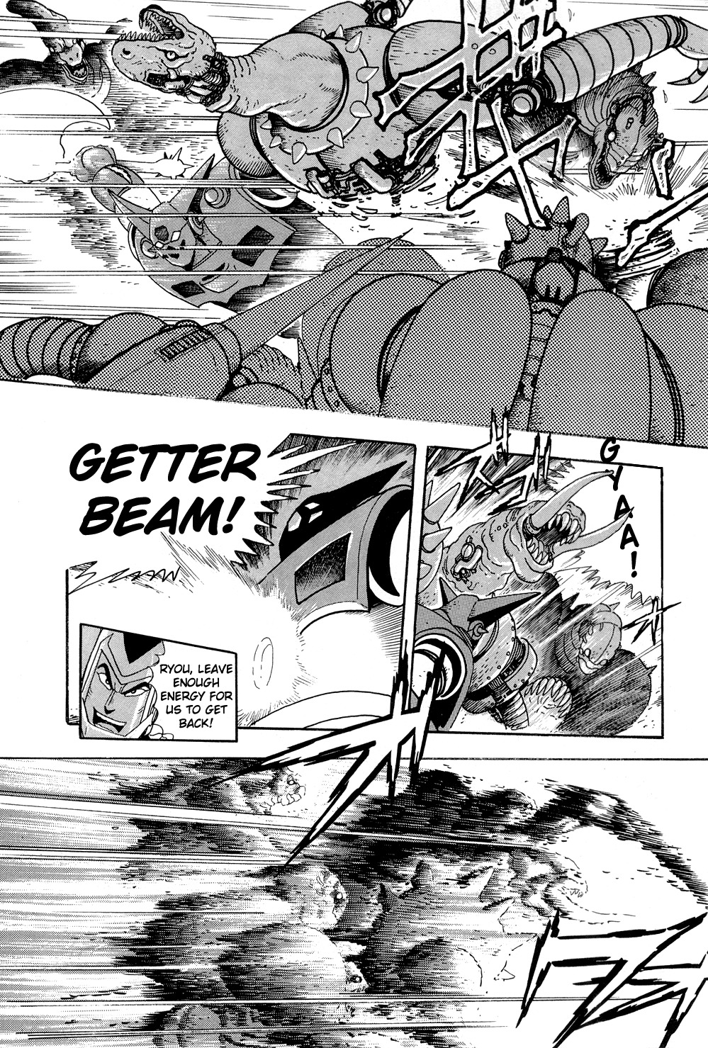 Getter Robo Chapter 9 page 41 - Chapter 9: Operation: Infiltrate the Dinosaur Empire