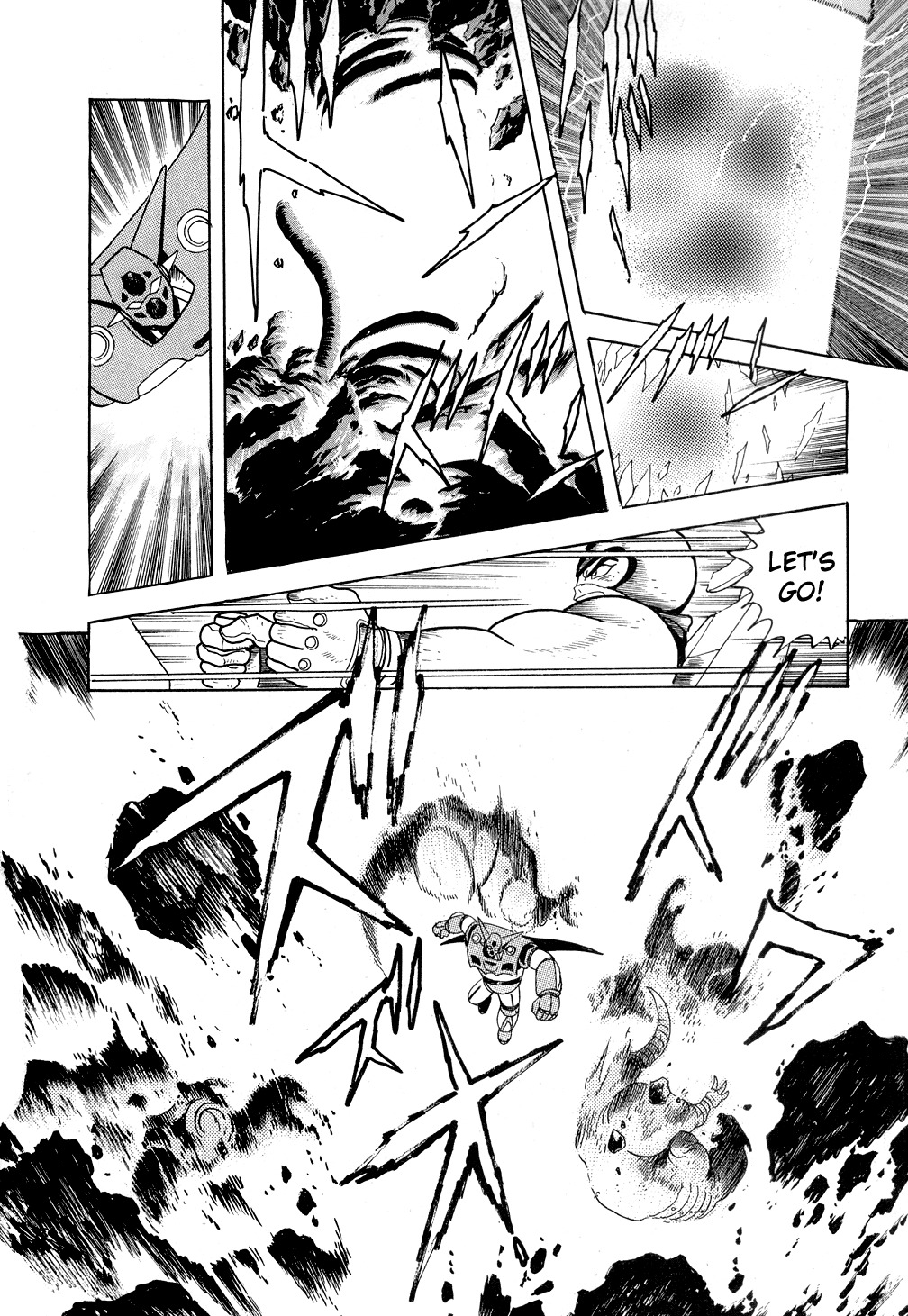 Getter Robo Chapter 9 page 43 - Chapter 9: Operation: Infiltrate the Dinosaur Empire