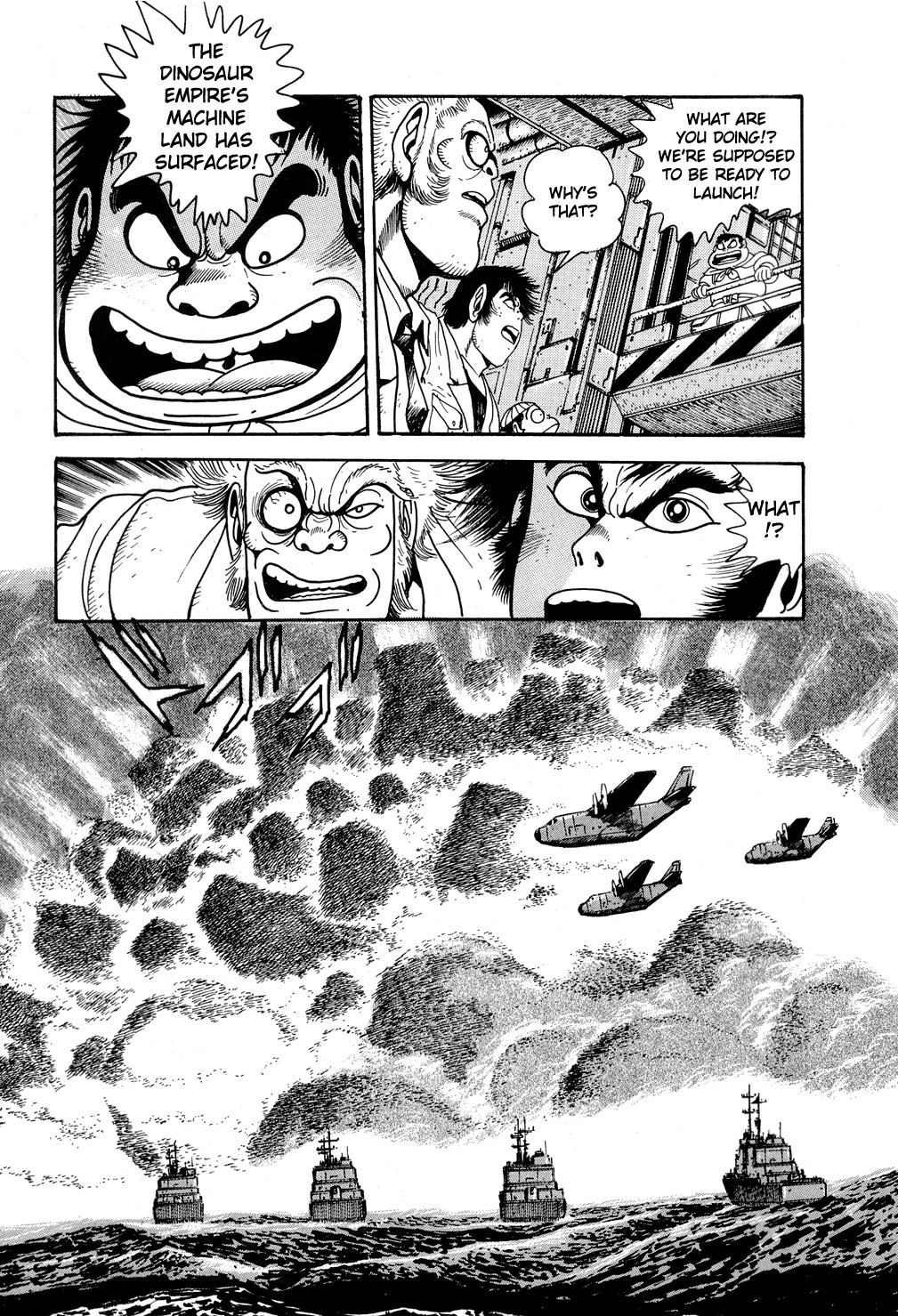 Getter Robo Chapter 9 page 9 - Chapter 9: Operation: Infiltrate the Dinosaur Empire