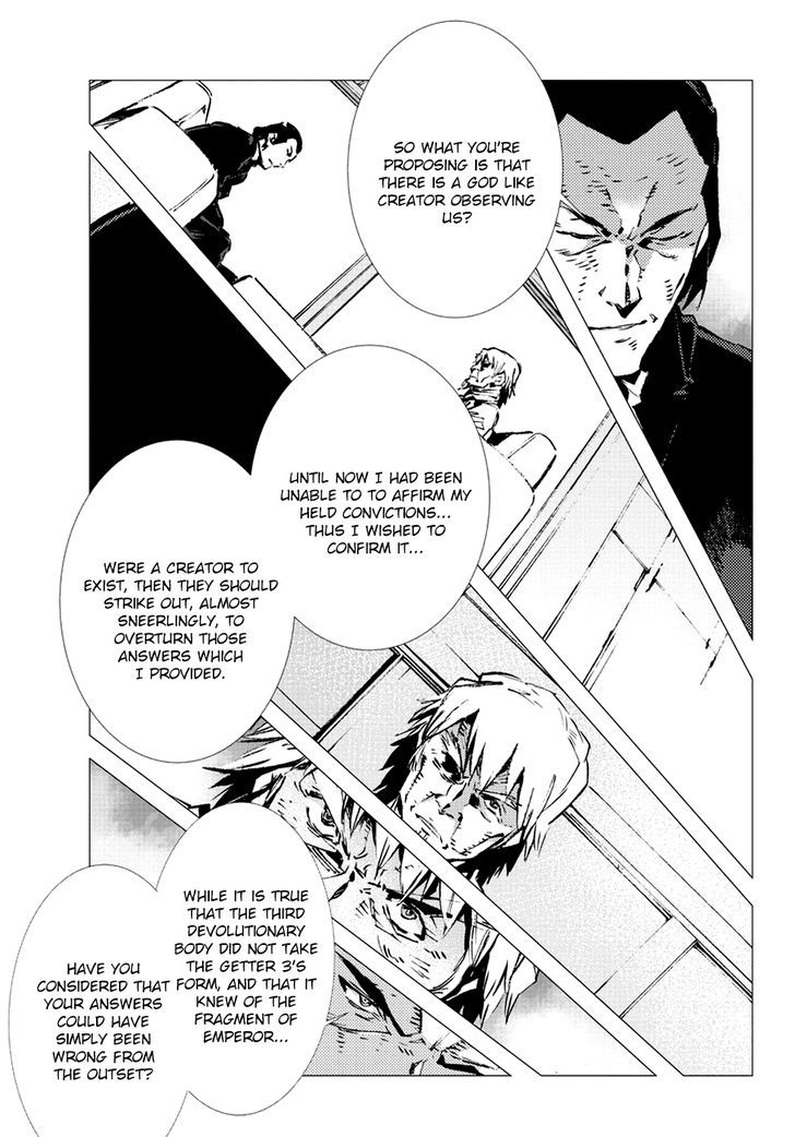 Getter Robot Devolution - Uchuu Saigo no 3-bunkan Chapter 13 page 22 - Chapter 13 : God's Move