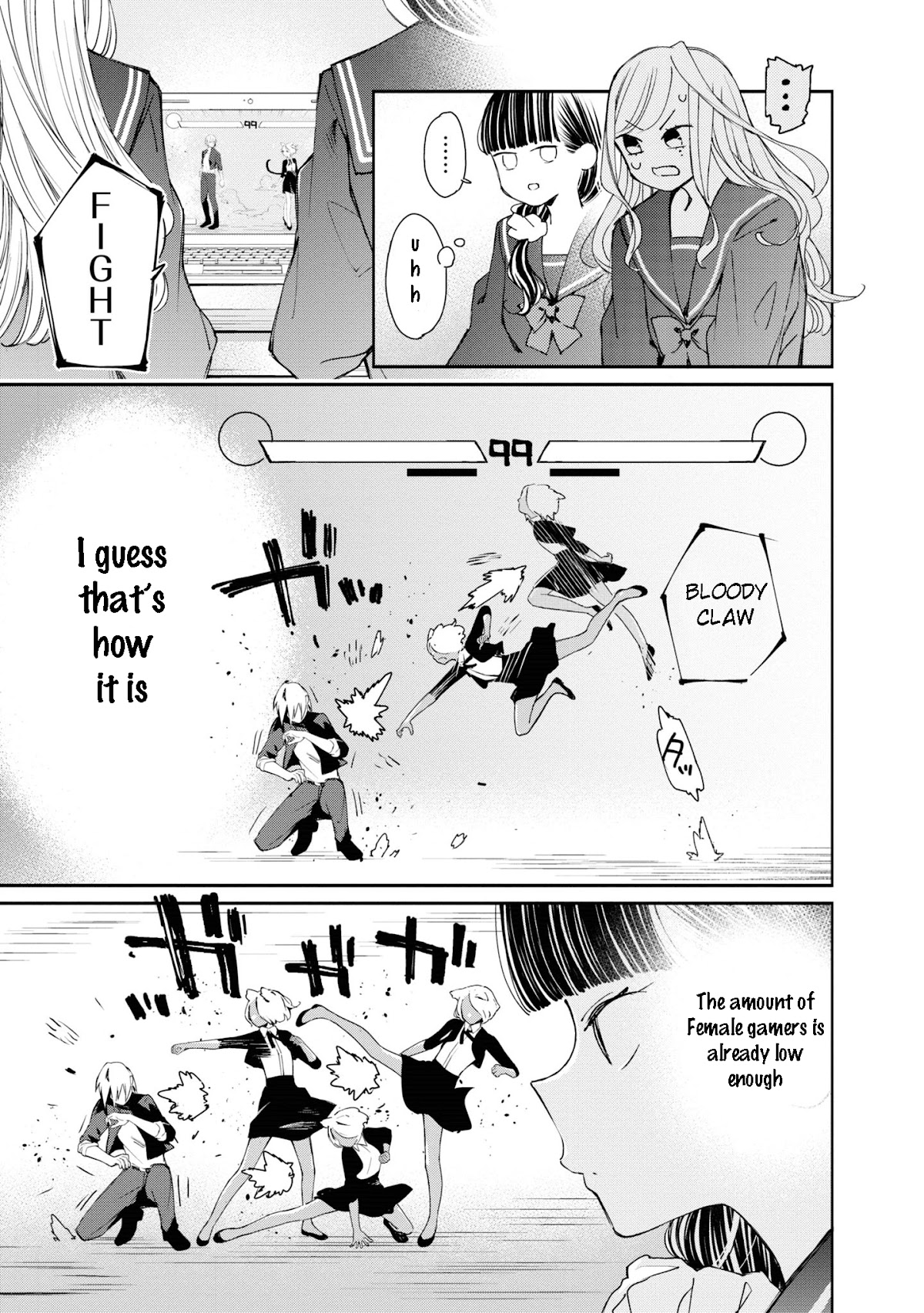 GGWP. ~Young Ladies Don't Play Fighting Games~ Chapter 2 page 11 - Chapter 2: I've already quit Fighting-Games