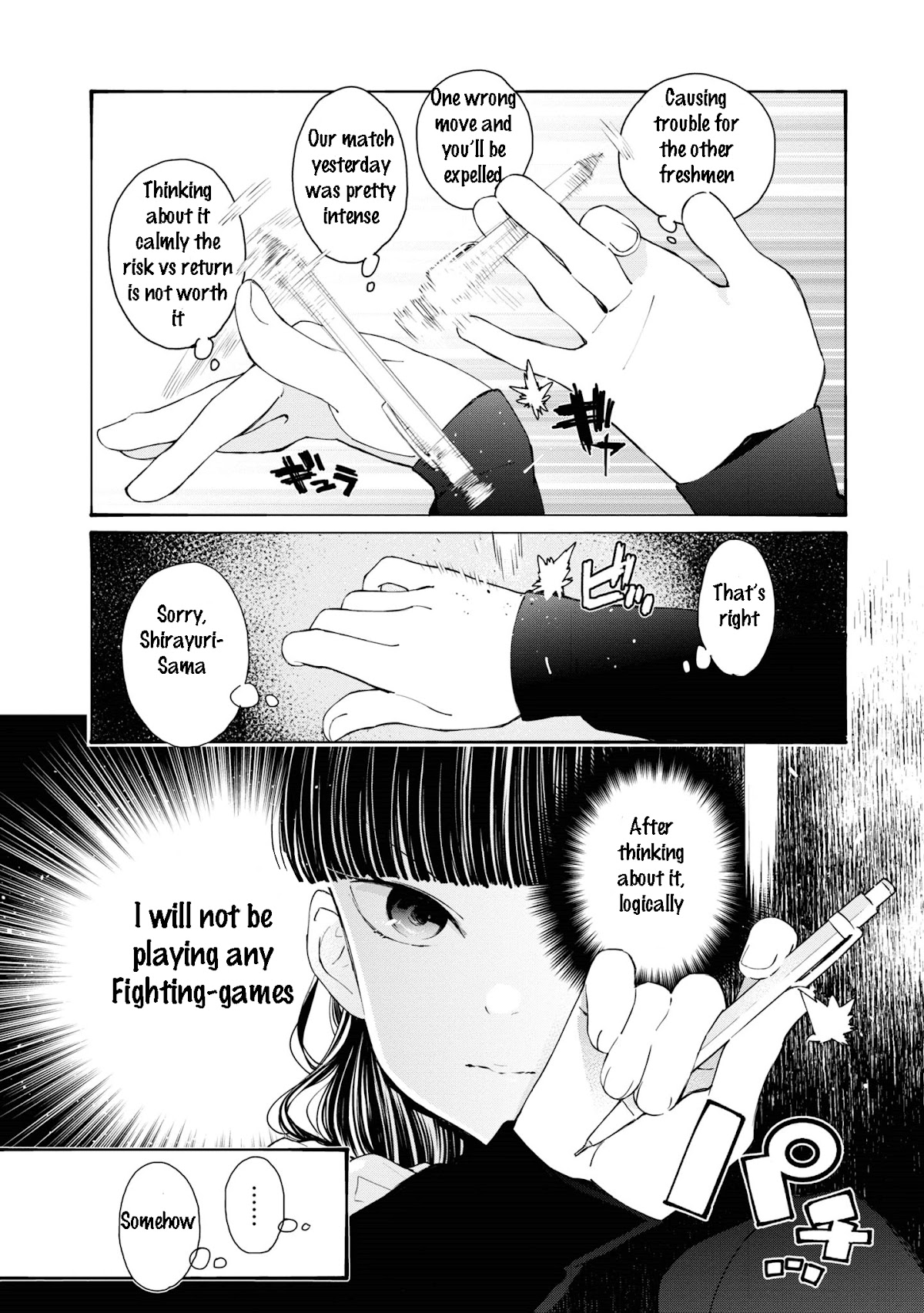 GGWP. ~Young Ladies Don't Play Fighting Games~ Chapter 2 page 34 - Chapter 2: I've already quit Fighting-Games