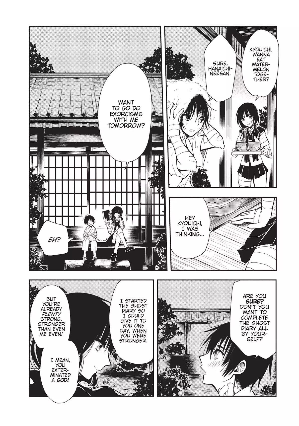 Ghost Diary Chapter 1 page 27 - Chapter 1: Vol.1 1st Page: The Nameless God