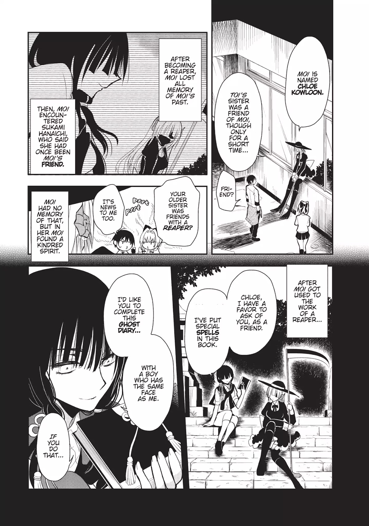 Ghost Diary Chapter 2 page 29 - Chapter 2: Vol.1 2nd Page: The Reaper Chloe