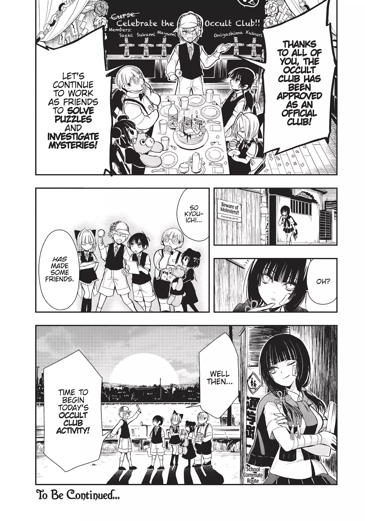Ghost Diary Chapter 5.5 page 8 - Vol.1 Extra Story: The Secret Origin of the Occult Club