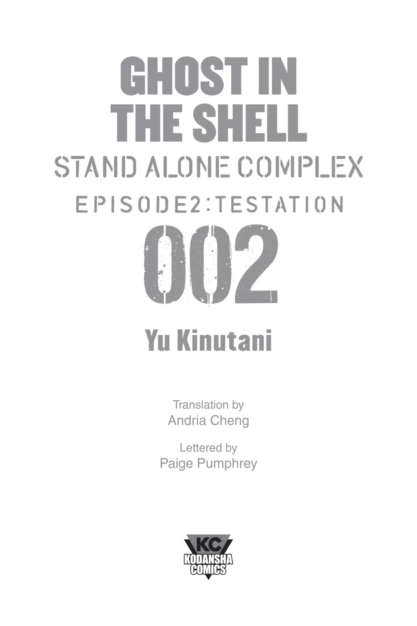 Ghost in the Shell: Stand Alone Complex Chapter 12 page 2 - Chapter 12: Vol.2 #012: Runaway Tank