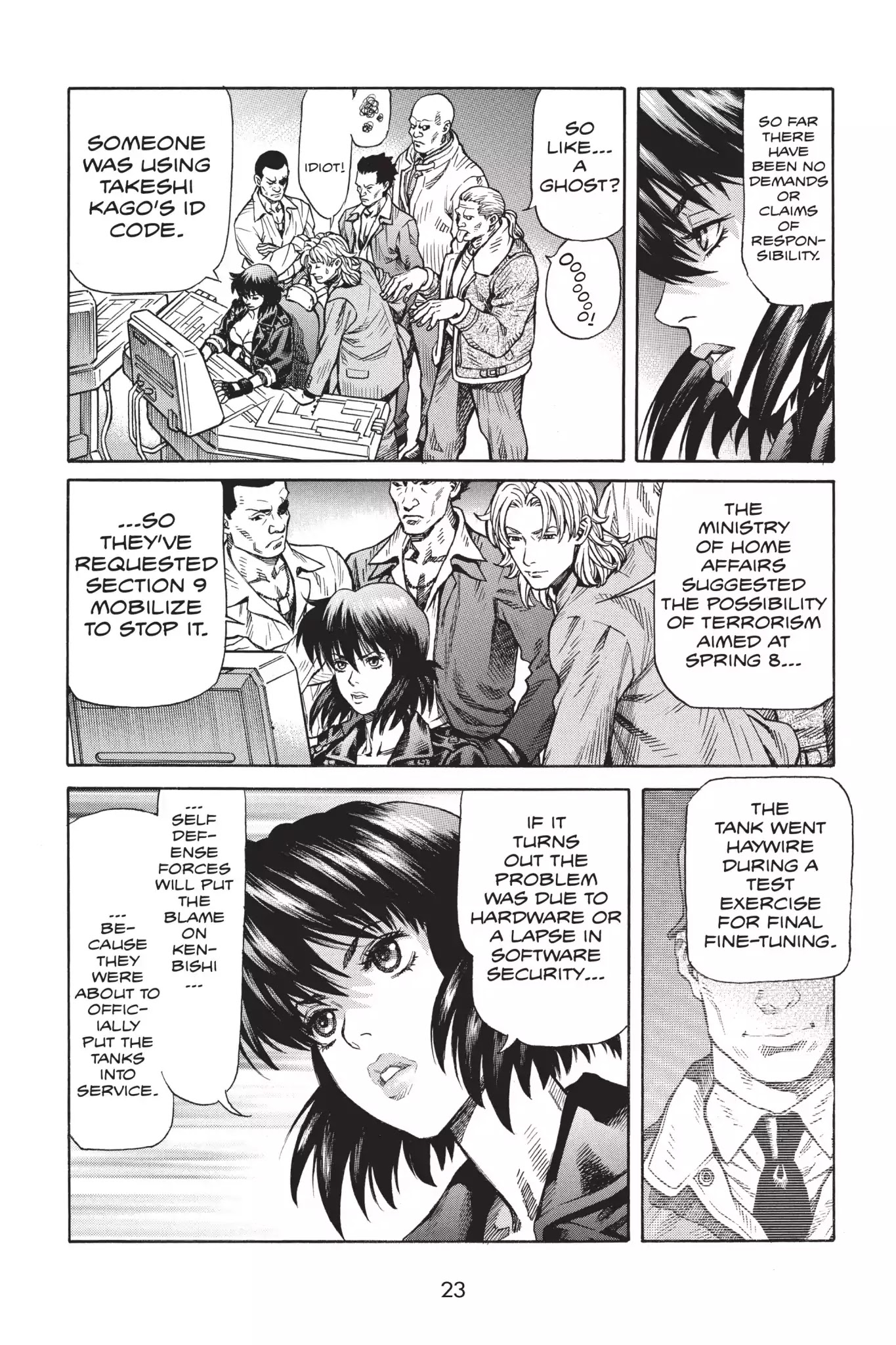 Ghost in the Shell: Stand Alone Complex Chapter 12 page 30 - Chapter 12: Vol.2 #012: Runaway Tank