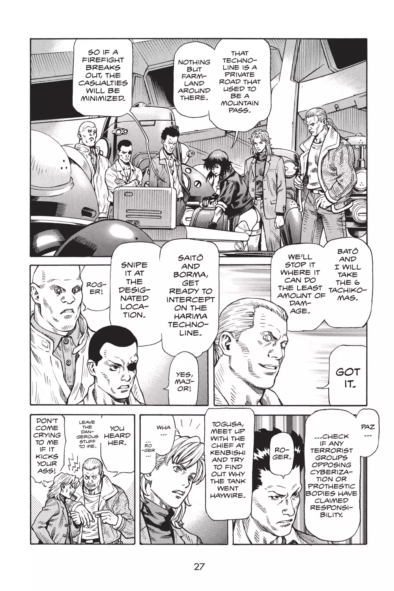 Ghost in the Shell: Stand Alone Complex Chapter 12 page 34 - Chapter 12: Vol.2 #012: Runaway Tank