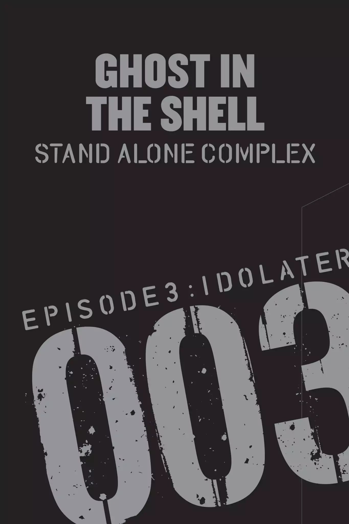 Ghost in the Shell: Stand Alone Complex Chapter 19 page 4 - Chapter 19: Vol.3 #019: Secret Visit