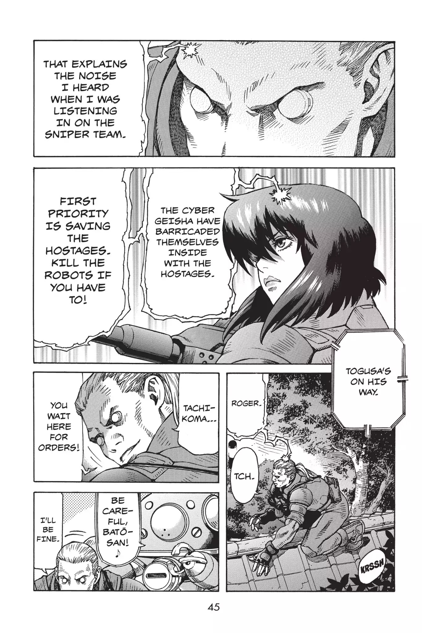 Ghost in the Shell: Stand Alone Complex Chapter 2 page 6 - Chapter 2: Vol.1 #002: Surrounded