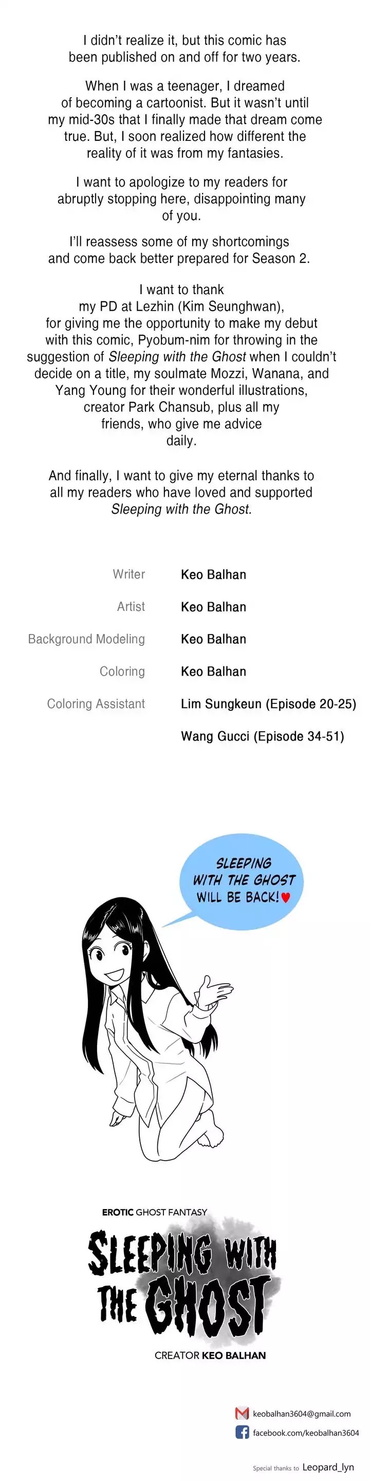 Ghost Love Chapter 63.5 page 14 - Chapter 63.5 [END]