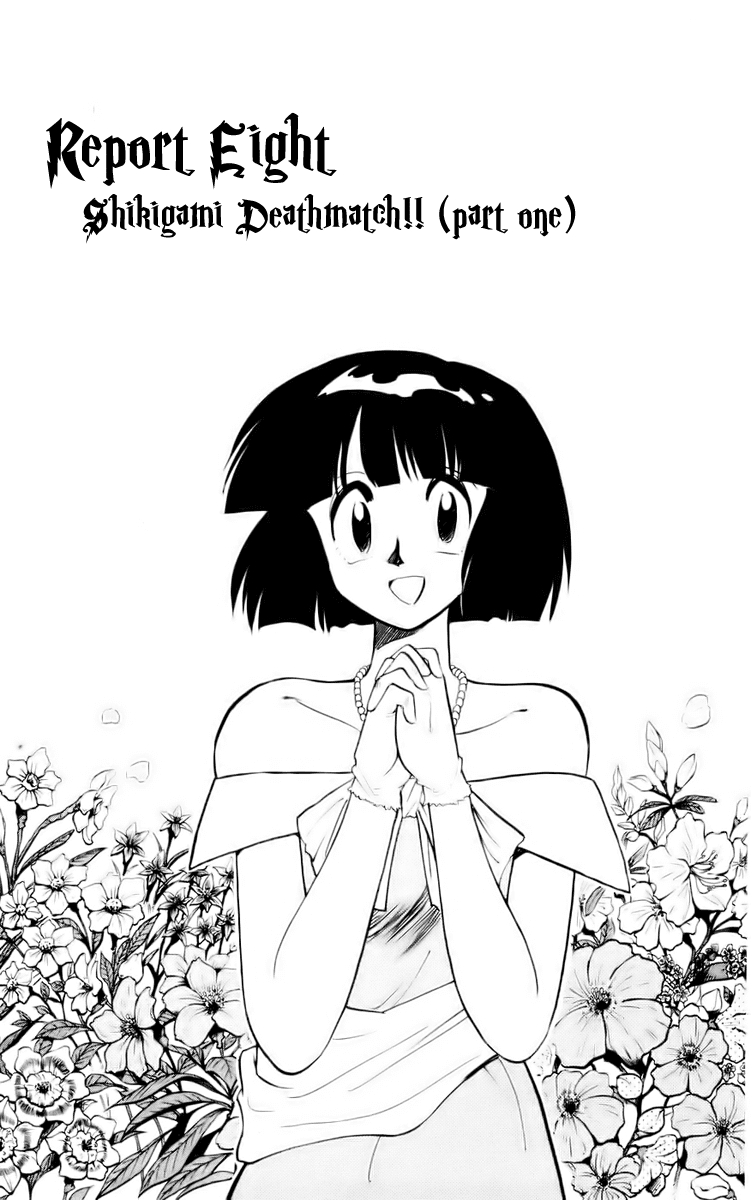 Ghost Sweeper Mikami Chapter 12.8 page 1 - Vol.12 Chapter 8: Report 8 - Shikigami Deathmatch!! (Part One)