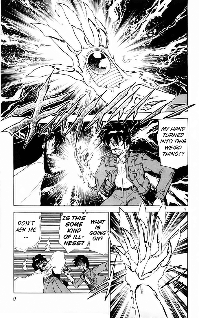 Ghost Sweeper Mikami Chapter 14.1 page 9 - Vol.14 Chapter 1: Report 1 - Showdown in Hong Kong (Part Eight), Hand of Glory!!