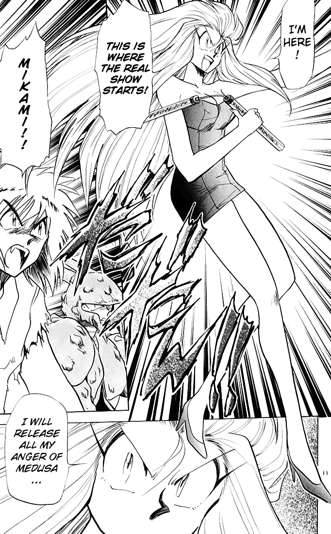 Ghost Sweeper Mikami Chapter 14.2 page 11 - Vol.14 Chapter 2: Report 2 - Showdown in Hong Kong (Part Nine), Tag Out!!