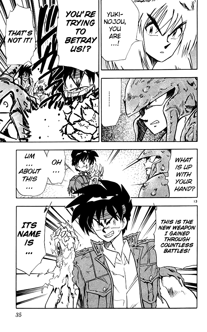 Ghost Sweeper Mikami Chapter 14.2 page 13 - Vol.14 Chapter 2: Report 2 - Showdown in Hong Kong (Part Nine), Tag Out!!