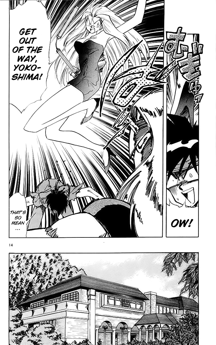 Ghost Sweeper Mikami Chapter 14.2 page 14 - Vol.14 Chapter 2: Report 2 - Showdown in Hong Kong (Part Nine), Tag Out!!