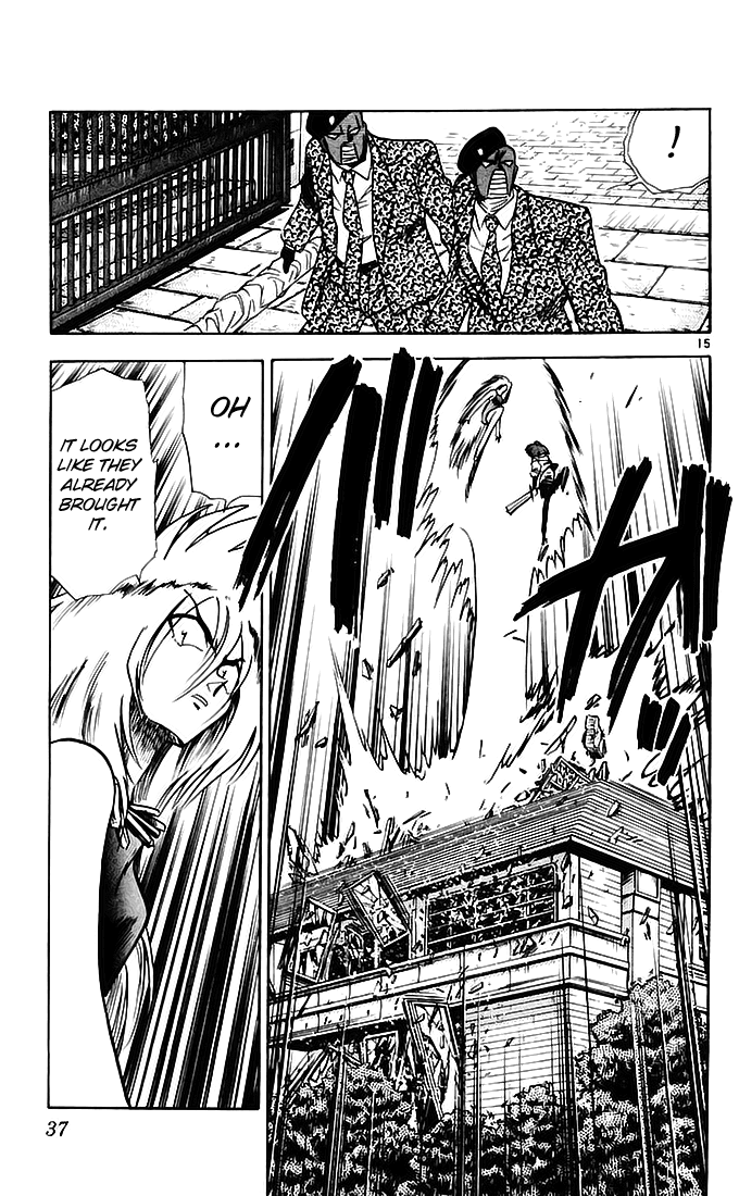 Ghost Sweeper Mikami Chapter 14.2 page 15 - Vol.14 Chapter 2: Report 2 - Showdown in Hong Kong (Part Nine), Tag Out!!