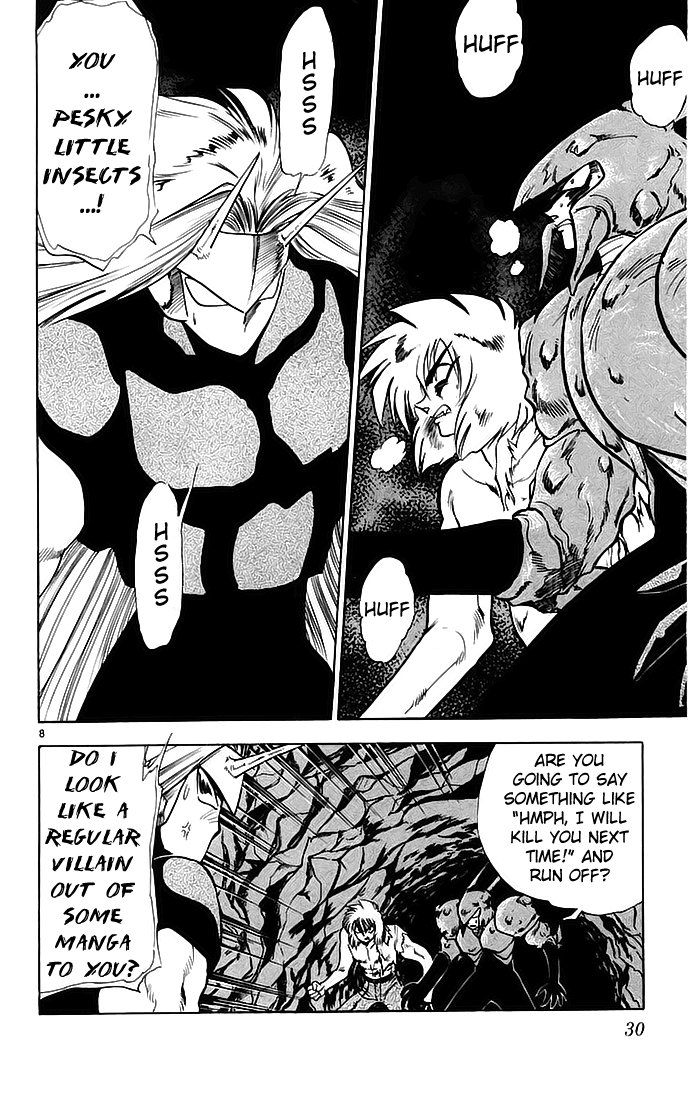 Ghost Sweeper Mikami Chapter 14.2 page 8 - Vol.14 Chapter 2: Report 2 - Showdown in Hong Kong (Part Nine), Tag Out!!