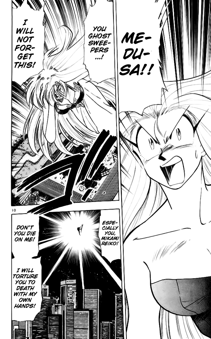 Ghost Sweeper Mikami Chapter 14.8 page 10 - Vol.14 Chapter 8: Report 8 - Showdown in Hong Kong (Part Fifteen), Checkmate!!