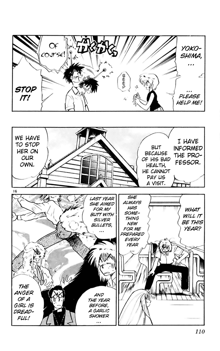 Ghost Sweeper Mikami Chapter 15.6 page 16 - Vol.15 Chapter 6: Report 6 - Helsing's Counterattack!! (Part One)