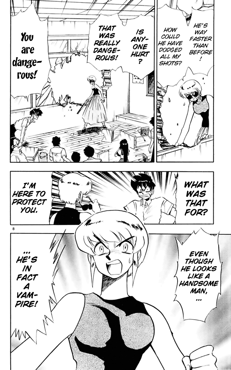 Ghost Sweeper Mikami Chapter 15.6 page 8 - Vol.15 Chapter 6: Report 6 - Helsing's Counterattack!! (Part One)