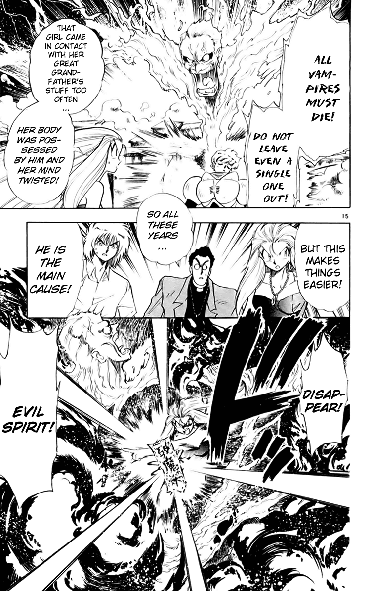 Ghost Sweeper Mikami Chapter 15.7 page 15 - Vol.15 Chapter 7: Report 7 - Helsing's Counterattack!! (Part Two)