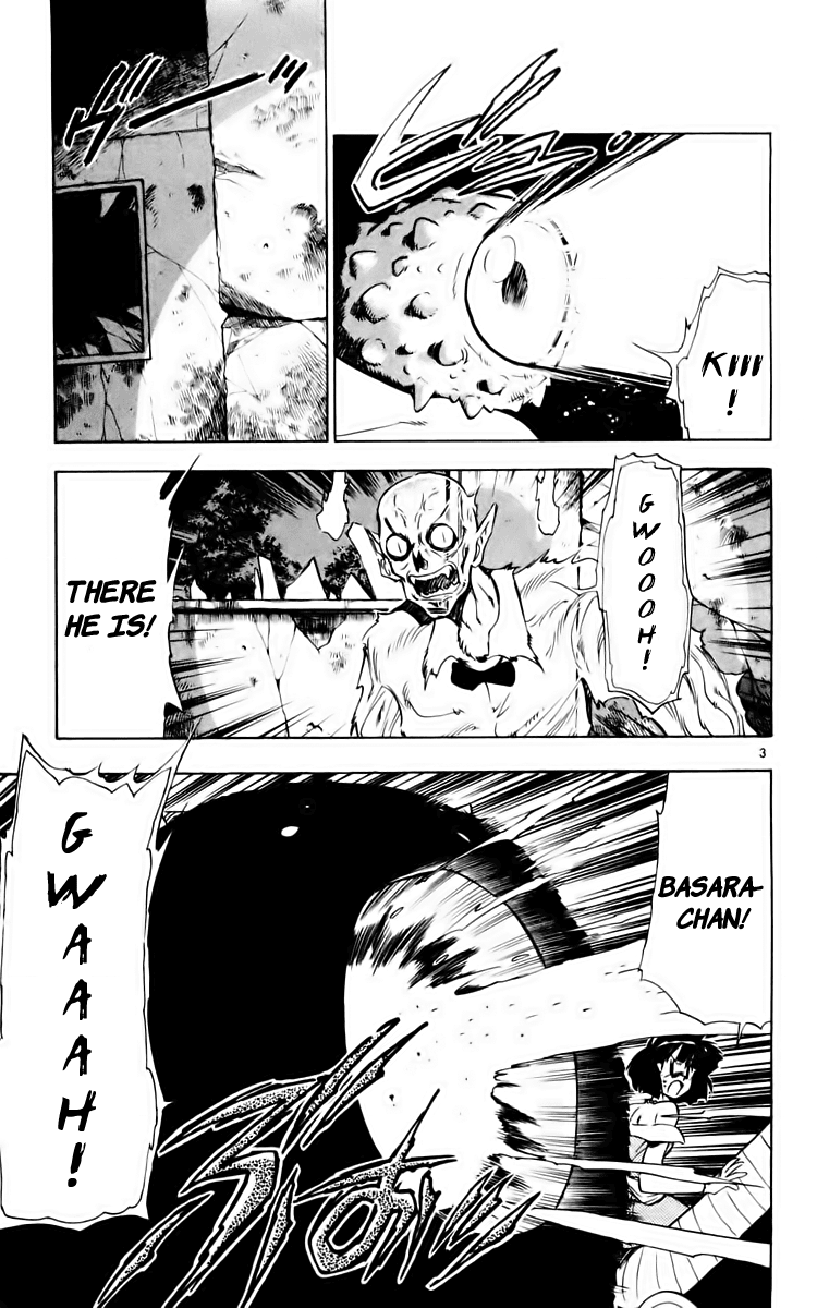 Ghost Sweeper Mikami Chapter 16.3 page 3 - Vol.16 Chapter 3: Report 3 - GS Rokudou Meiko Gokuraku Daisakusen!! (Part One)
